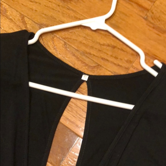 Cute black, long sleeve romper size small - Picture 3 of 3